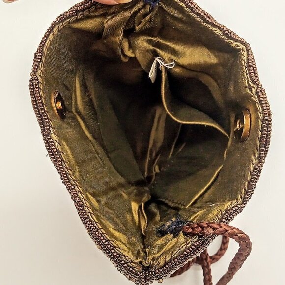 Vintage Magid Bronze Beaded Crossbody Bag - Picture 4 of 8